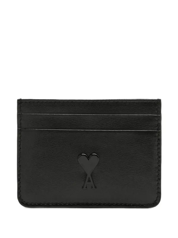 AMI Paris Ami De Coeur カードケース | ブラック | FARFETCH JP