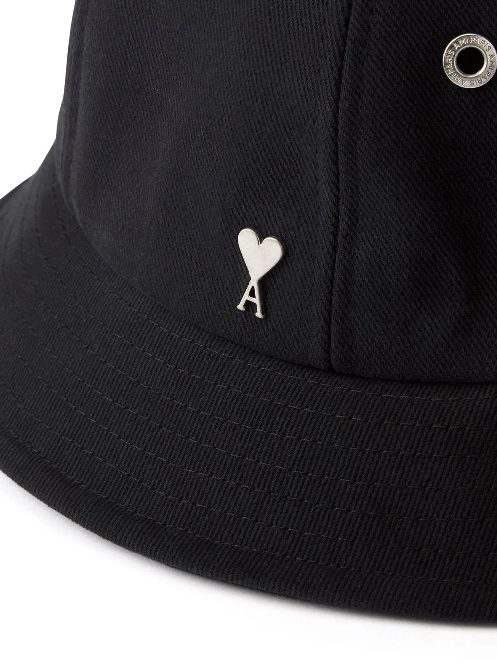 AMI Paris Ami De Coeur logo-plaque Bucket Hat - Farfetch