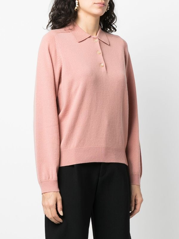 cashmere polo shirt women's