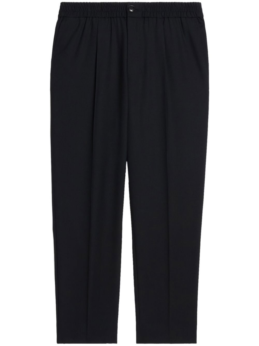 AMI Paris tapered-leg trousers - Black