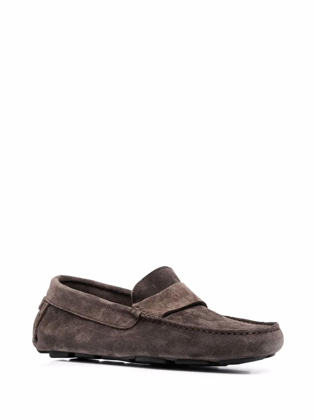 Henderson Baracco Suède loafers - Bruin