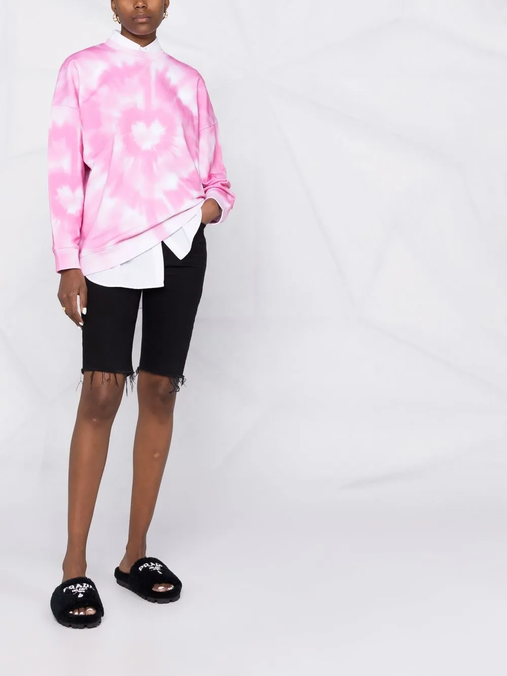 RED Valentino Sweater met hartprint - Roze