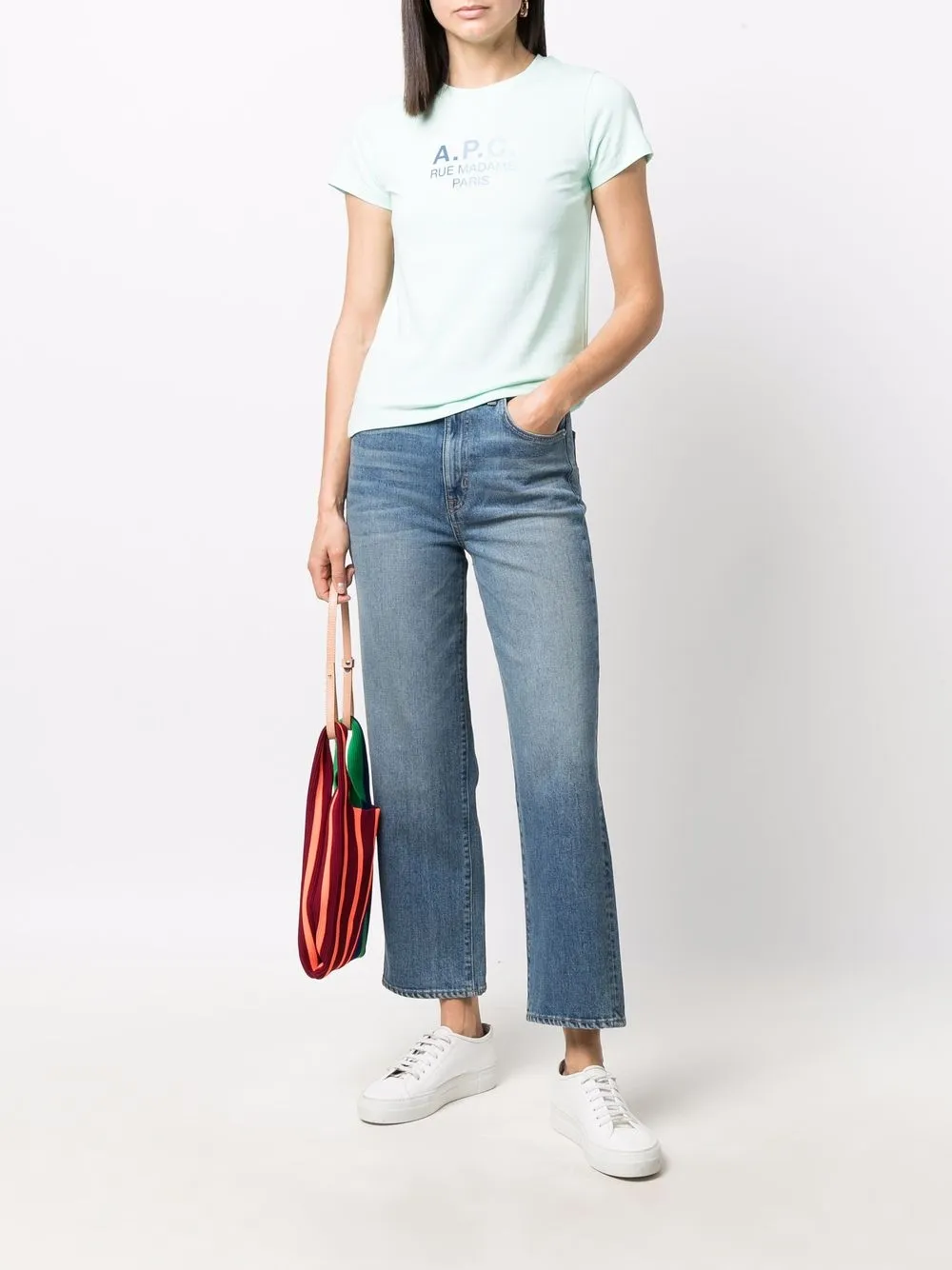 A.P.C. logo-print cotton T-shirt | T-Shirts & Jersey Shirts | Image 2