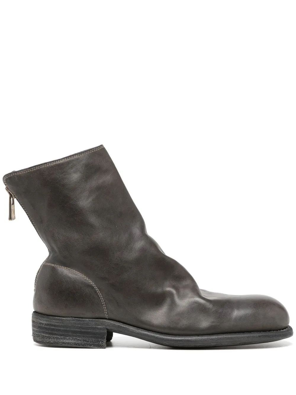 

Guidi botines con cierre - Gris