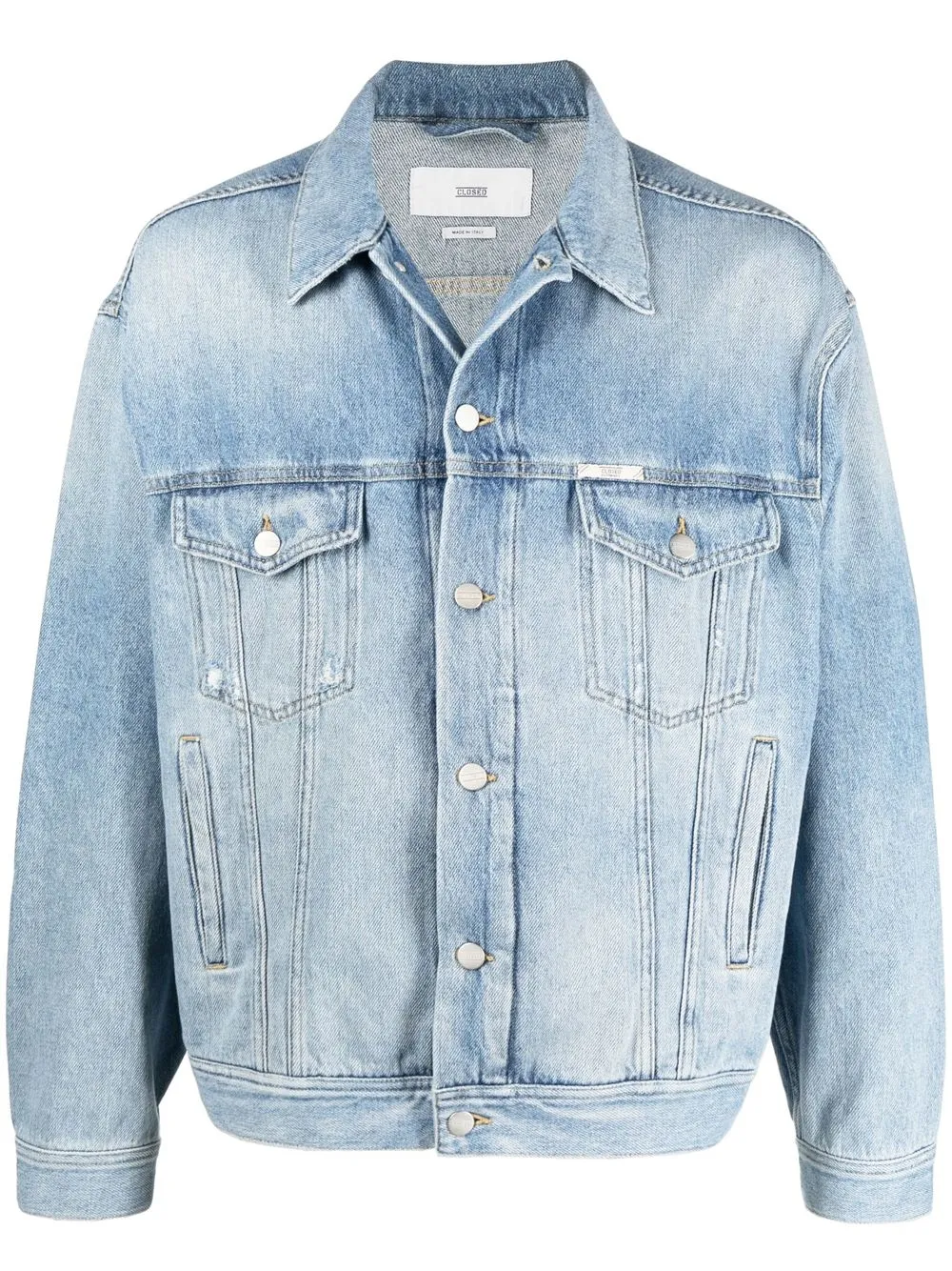 

Closed four-pocket button-up denim jacket - Blue