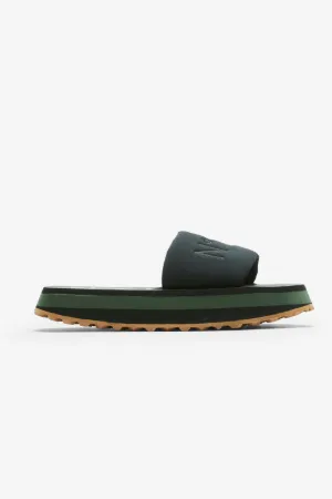 Logo-Embroidered Slides