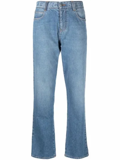 Salt \u0026 Pepper Logo slim-cut jeans 