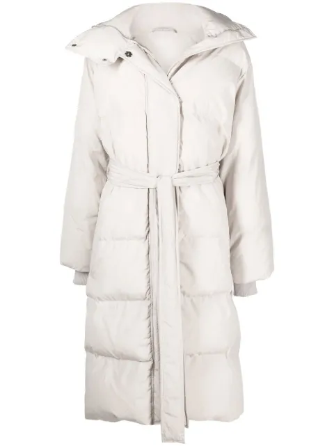 Stella McCartney doudoune longue à col montant