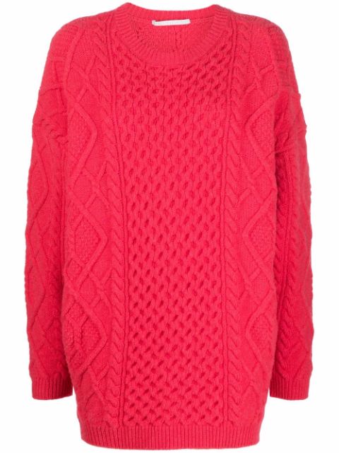 Stella McCartney Aran crew neck jumper Women