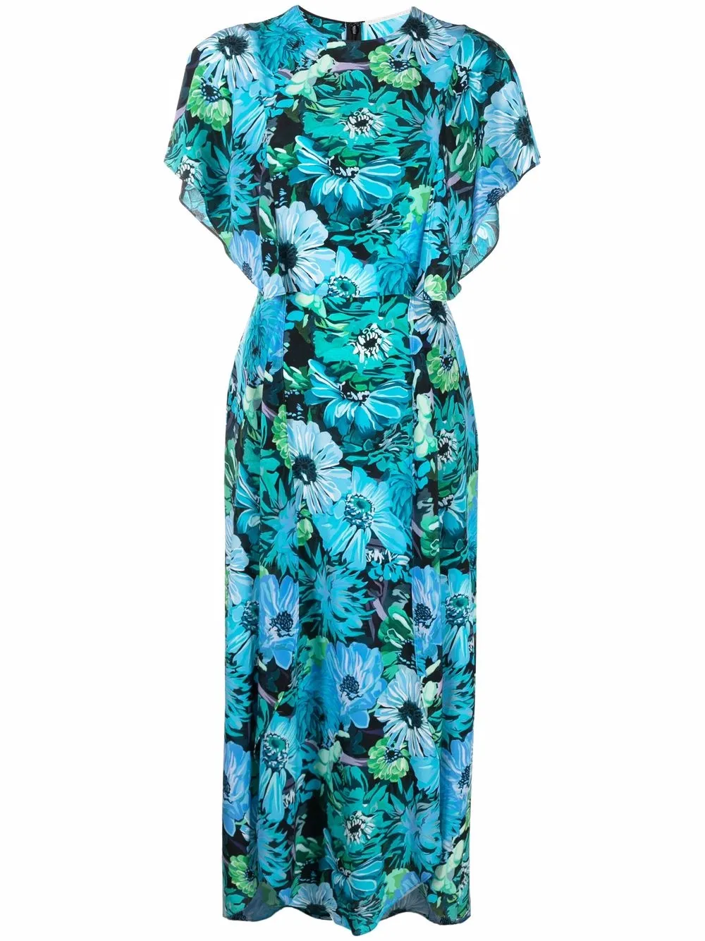 

Stella McCartney vestido con volantes - Azul