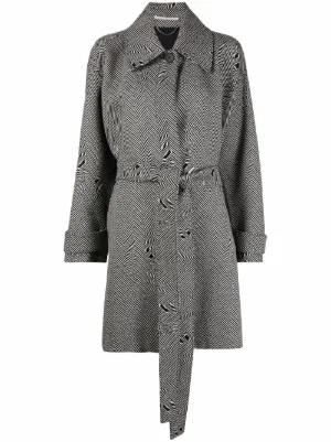 Stella McCartney ヘリンボーンコート Stella McCartney（ステラ・マッカートニー）ウィメンズ チェスター