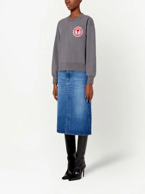 AMI Paris ロゴ スウェットシャツ | グレー | FARFETCH JP