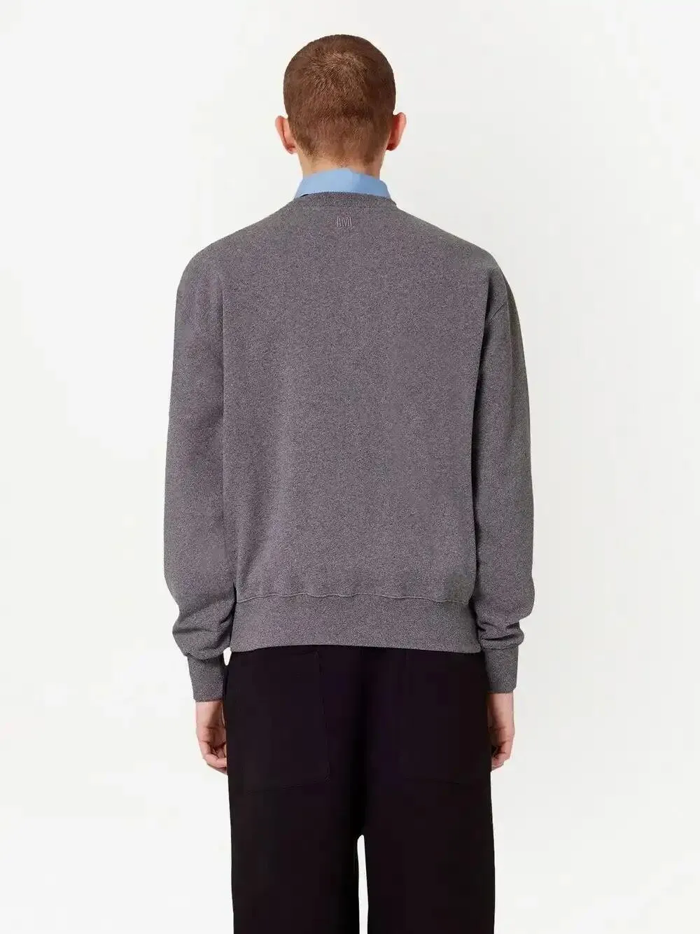 logo-patch organic-cotton sweatshirt