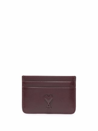 AMI Paris logo-plaque Card Holder - Farfetch