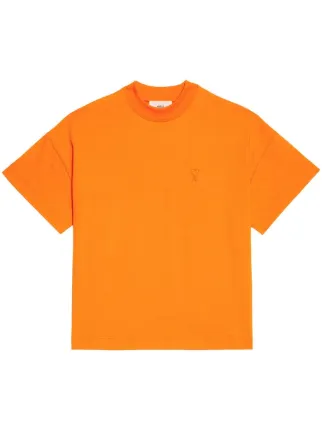 AMI Paris Ami De Cœur オーバーサイズ Tシャツ | オレンジ