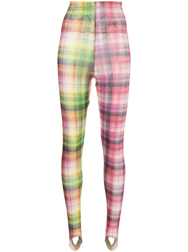 Chopova Lowena Powermesh check-print 