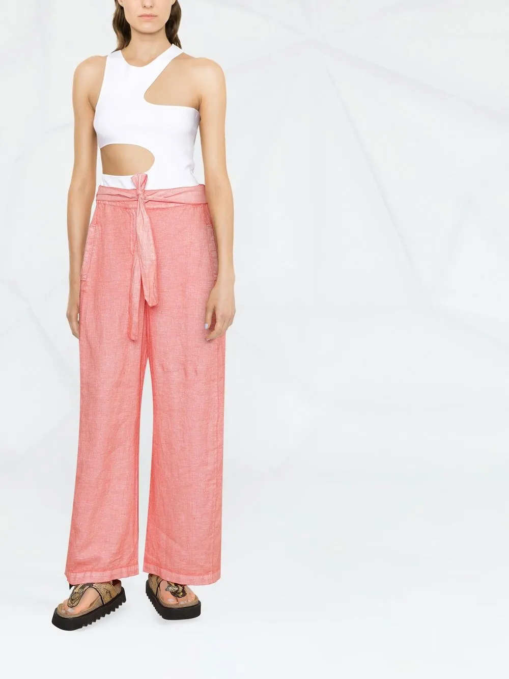 Henrik Vibskov Cropped broek - Rood