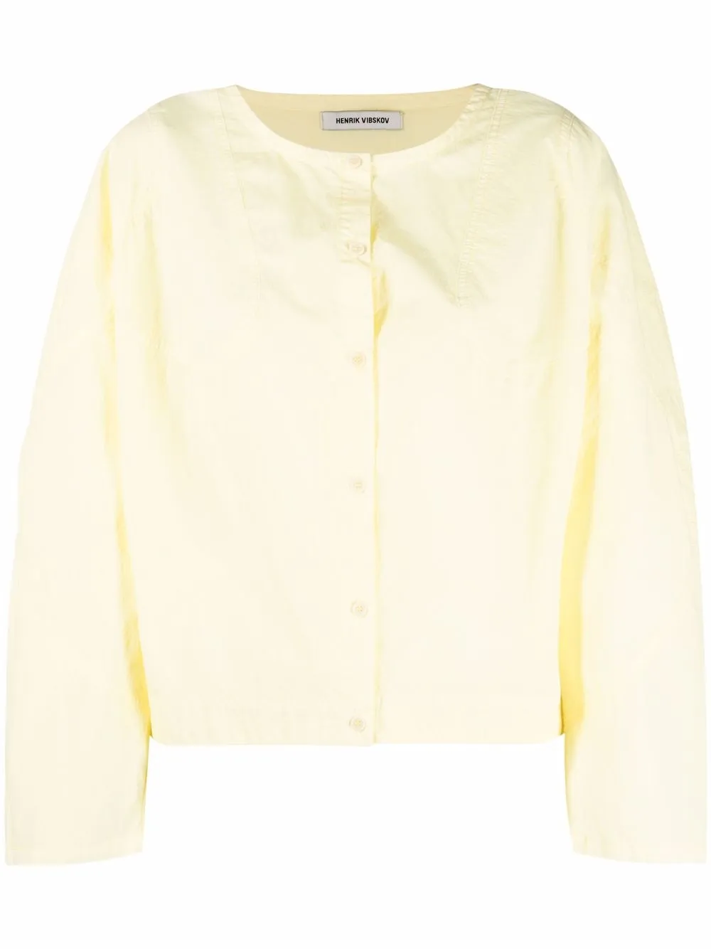 

Henrik Vibskov round-neck top - Yellow