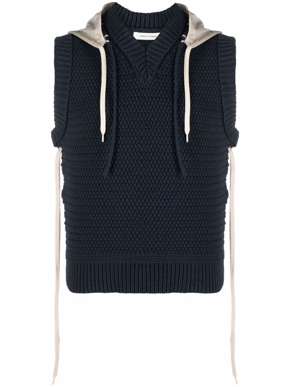 фото Craig green layered-effect hooded vest