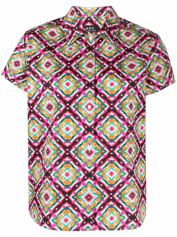 A.P.C. floral-print Cotton Shirt - Farfetch