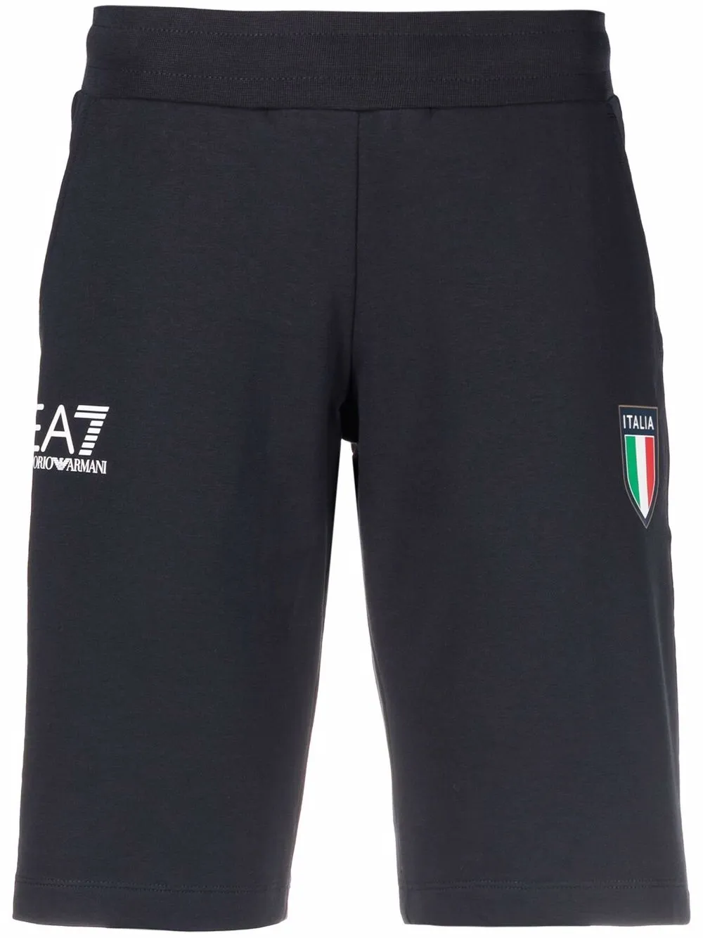 

Ea7 Emporio Armani shorts deportivos con logo estampado - Azul