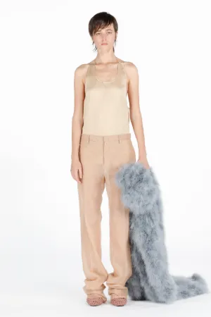 Tulle Wide-Leg Trousers