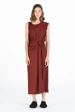 Asymmetric Gathered Dress