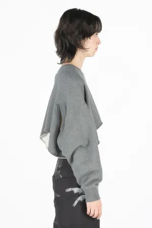 Logo-Print Cropped Sweatshirt
