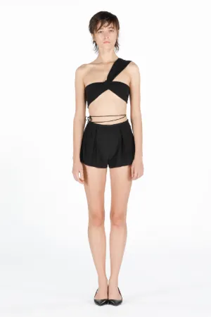 Gathered One-Shoulder Top