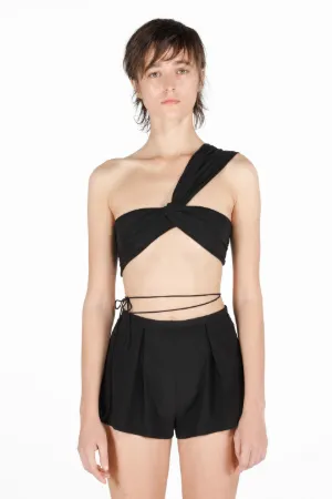 Gathered One-Shoulder Top