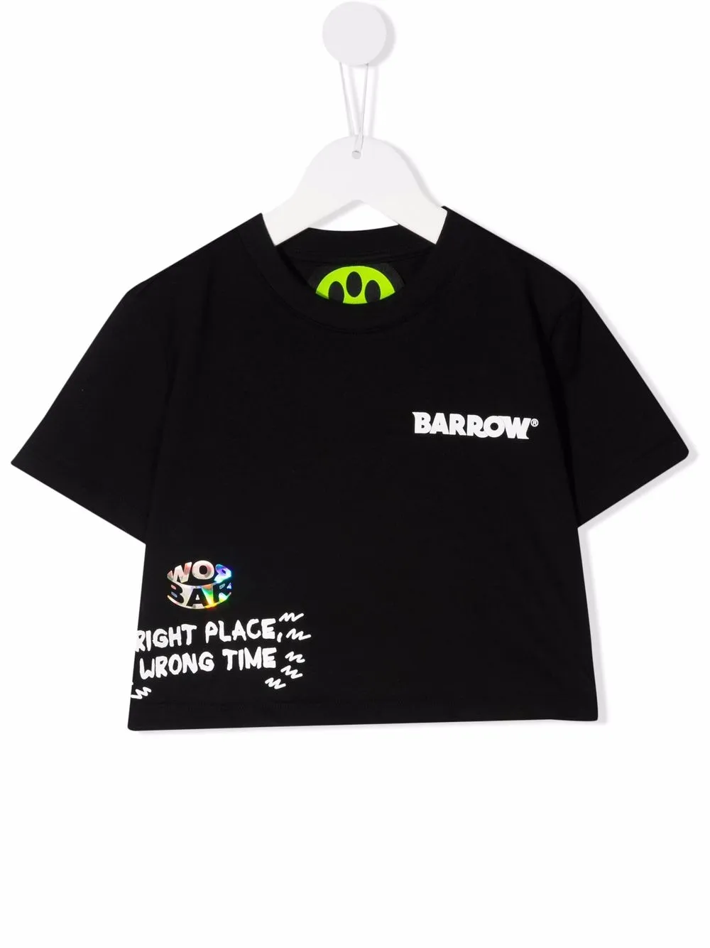 Barrow kids укороченная футболка с графичным принтом