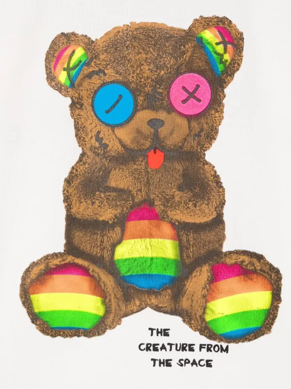 Barrow Kids Teddy bear-print short 