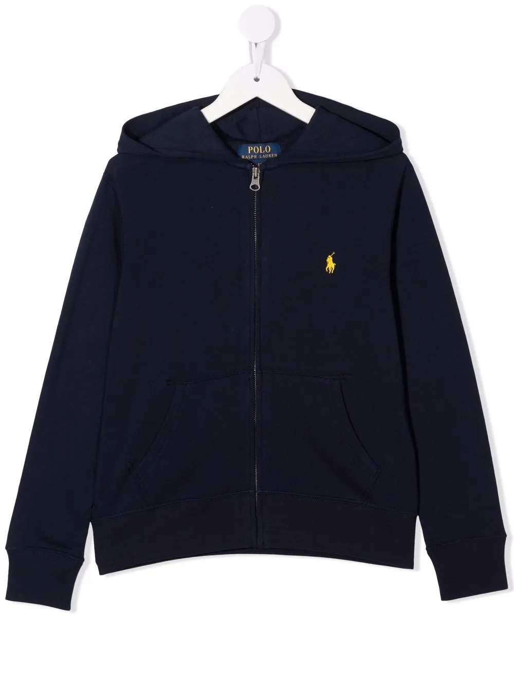 

Ralph Lauren Kids hoodie con logo estampado y cierre - Azul