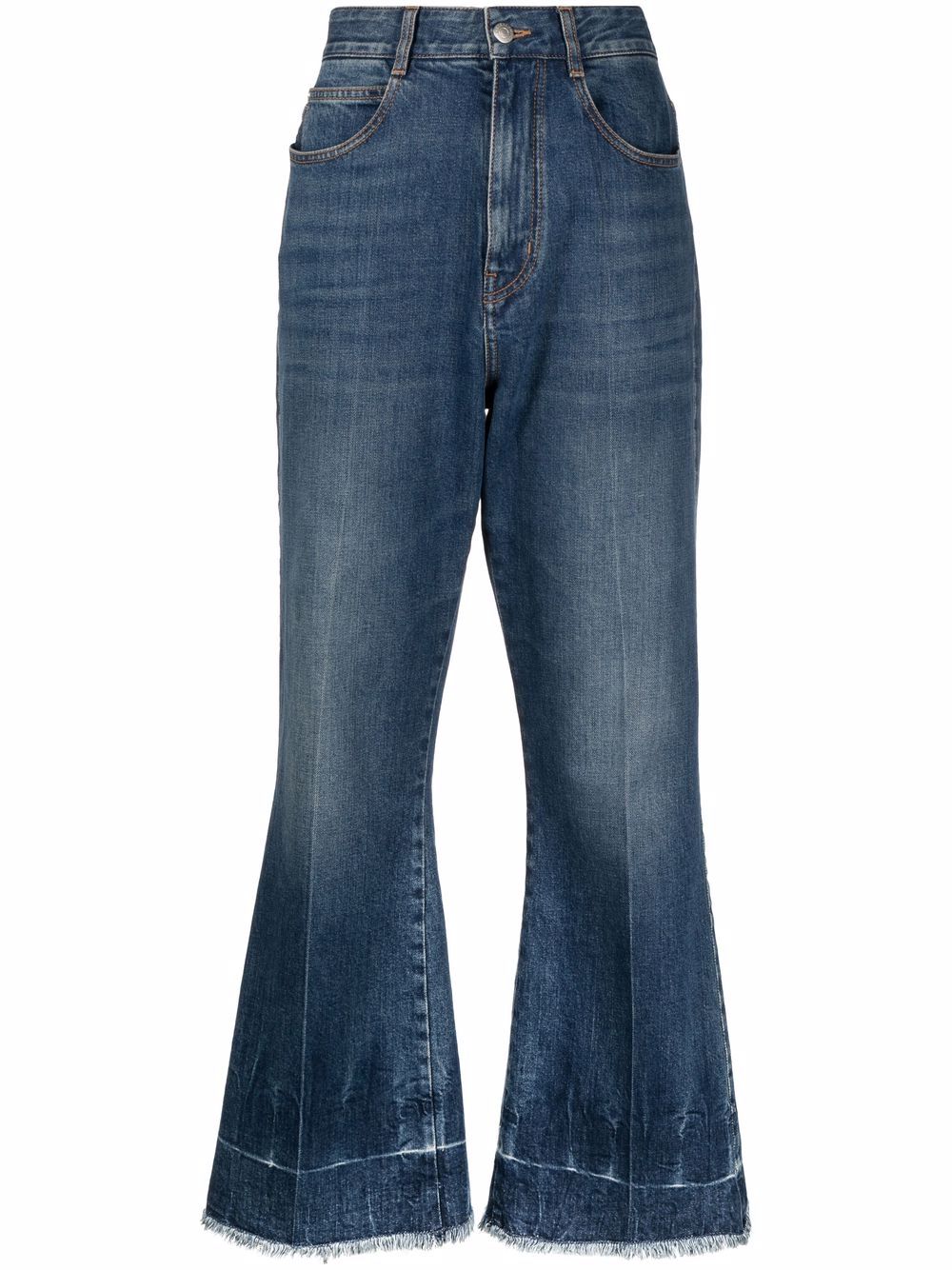 The '90s cropped flared jeans