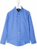 POLO RALPH LAUREN KIDS Polo Pony button-down shirt - Blue