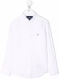 POLO RALPH LAUREN KIDS Polo Pony button-down shirt - White