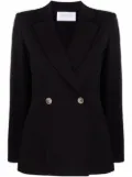 Harris Wharf London notched-lapel double-breasted jacket - Black