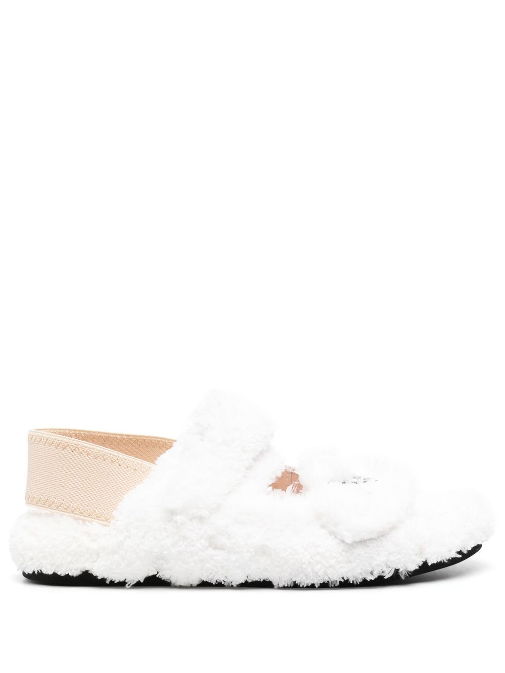 

Nº21 sandalias Fussbett con logo bordado - Blanco