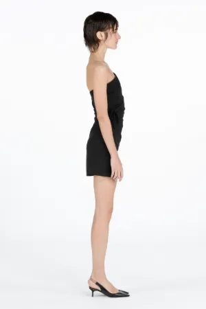 Asymmetric Cut-Out Mini Dress