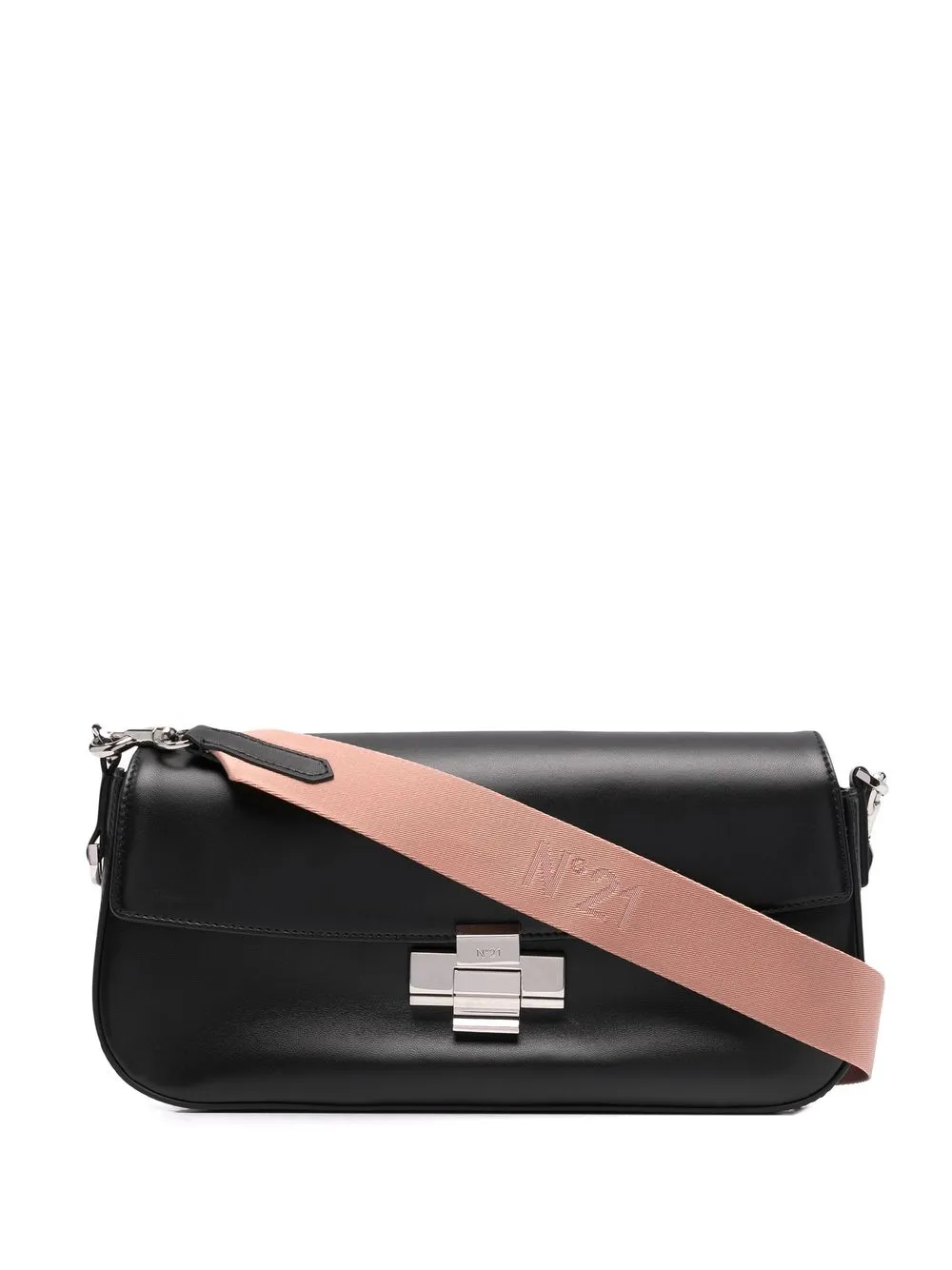 

Nº21 bolsa de hombro Charlotte cuero - Negro