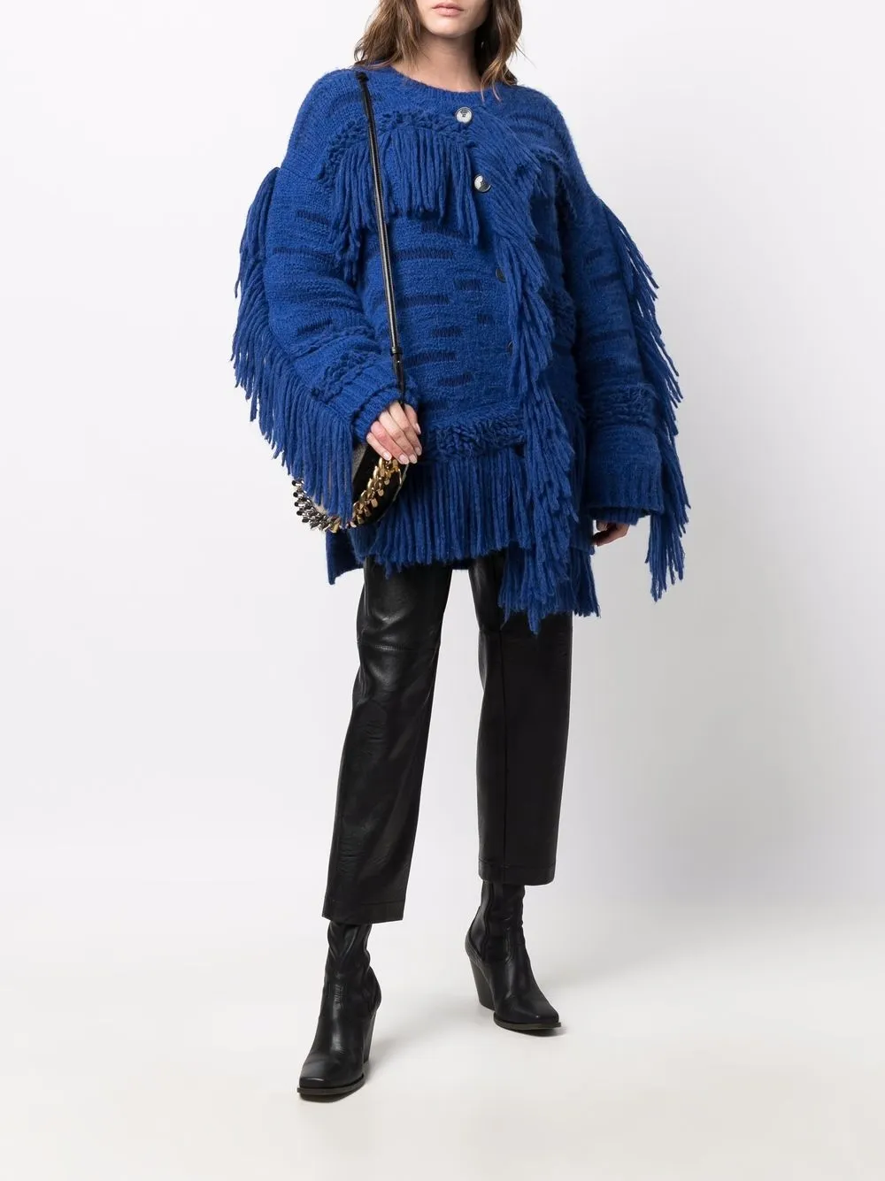 Cheap Stella McCartney oversized fringed jumper Women