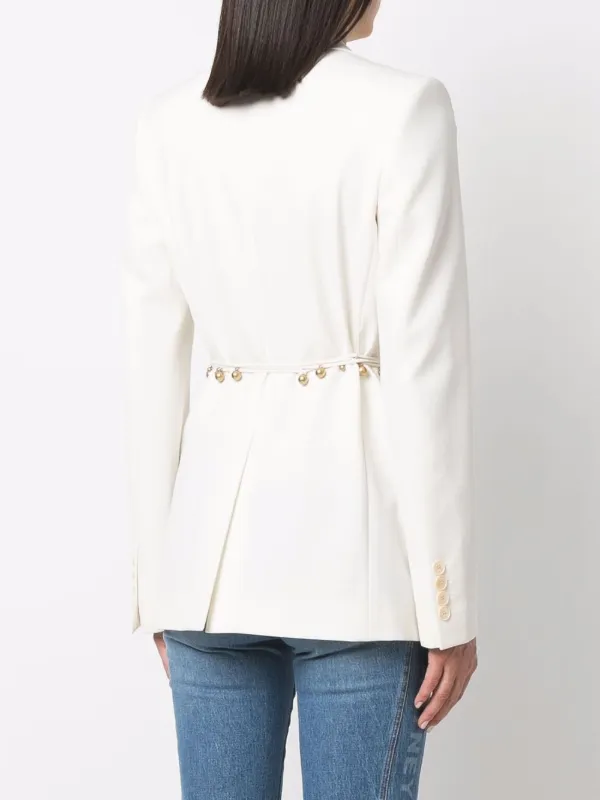 Stella McCartney Belted single-breasted Blazer | Neutrals