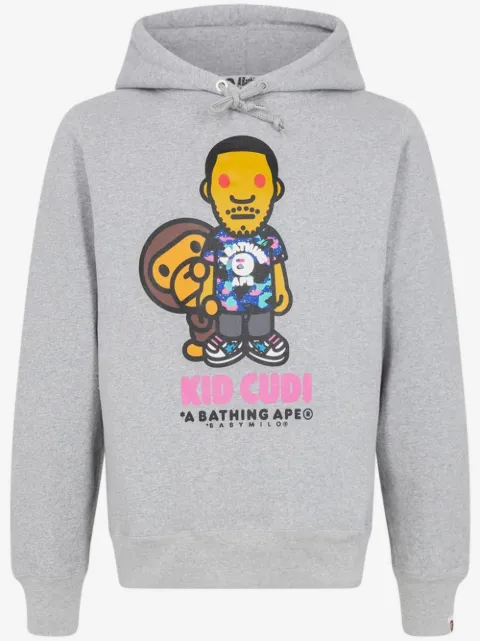 A BATHING APE® x Kid Cudi Baby Milo hættetrøje Grey