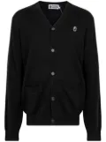 A BATHING APE® x Kid Cudi embroidered-logo cardigan - Black
