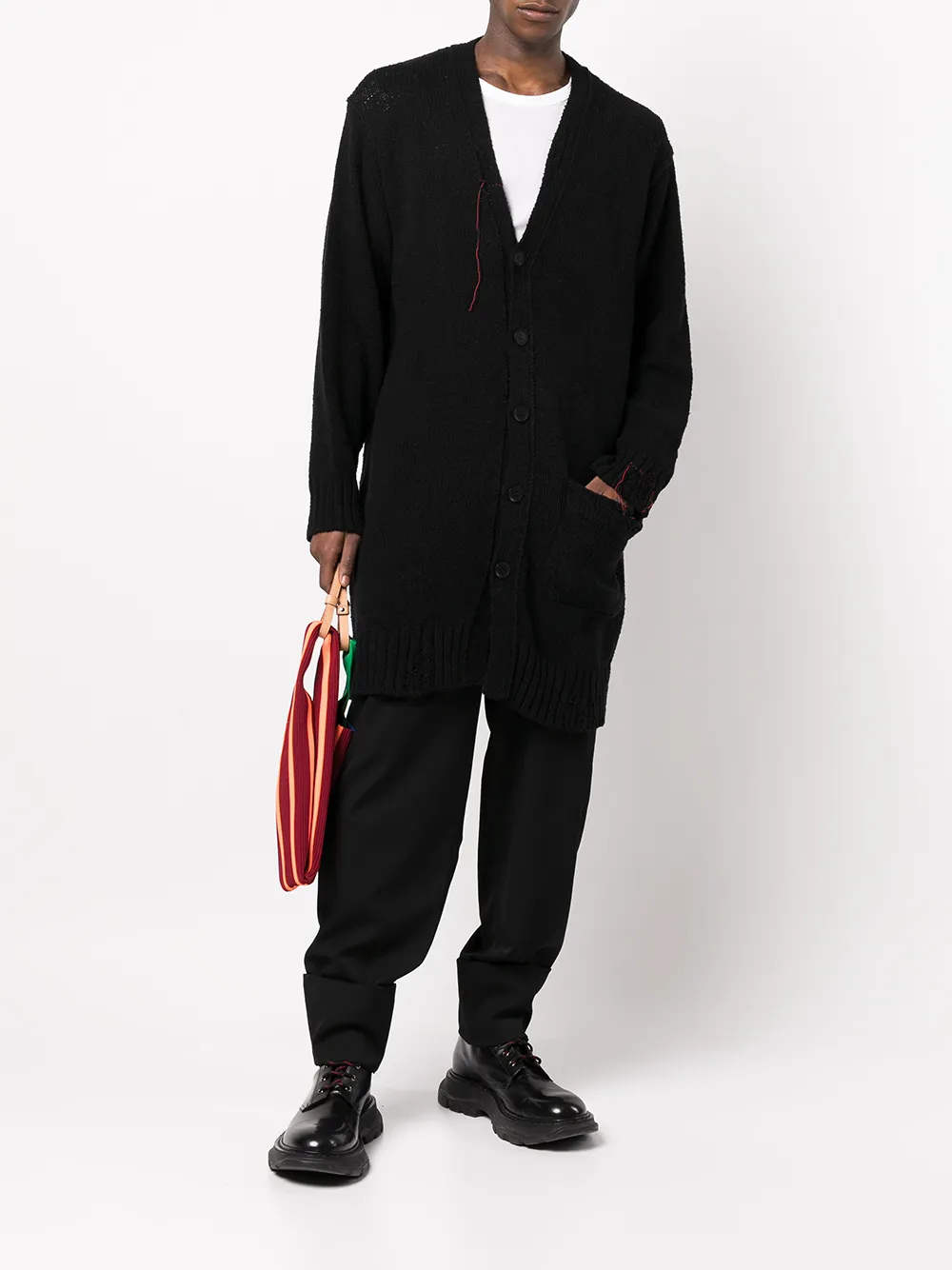 Yohji Yamamoto Hose mit Reißverschlussdetail | Bundfaltenhosen | Image 2
