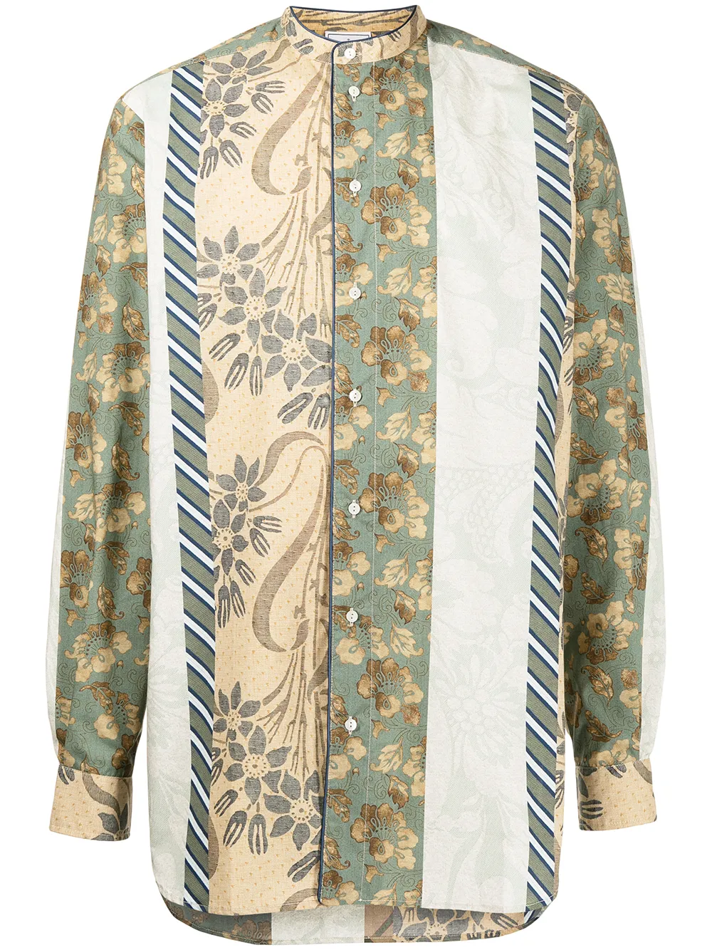 

Pierre-Louis Mascia camisa con varios estampados - Verde