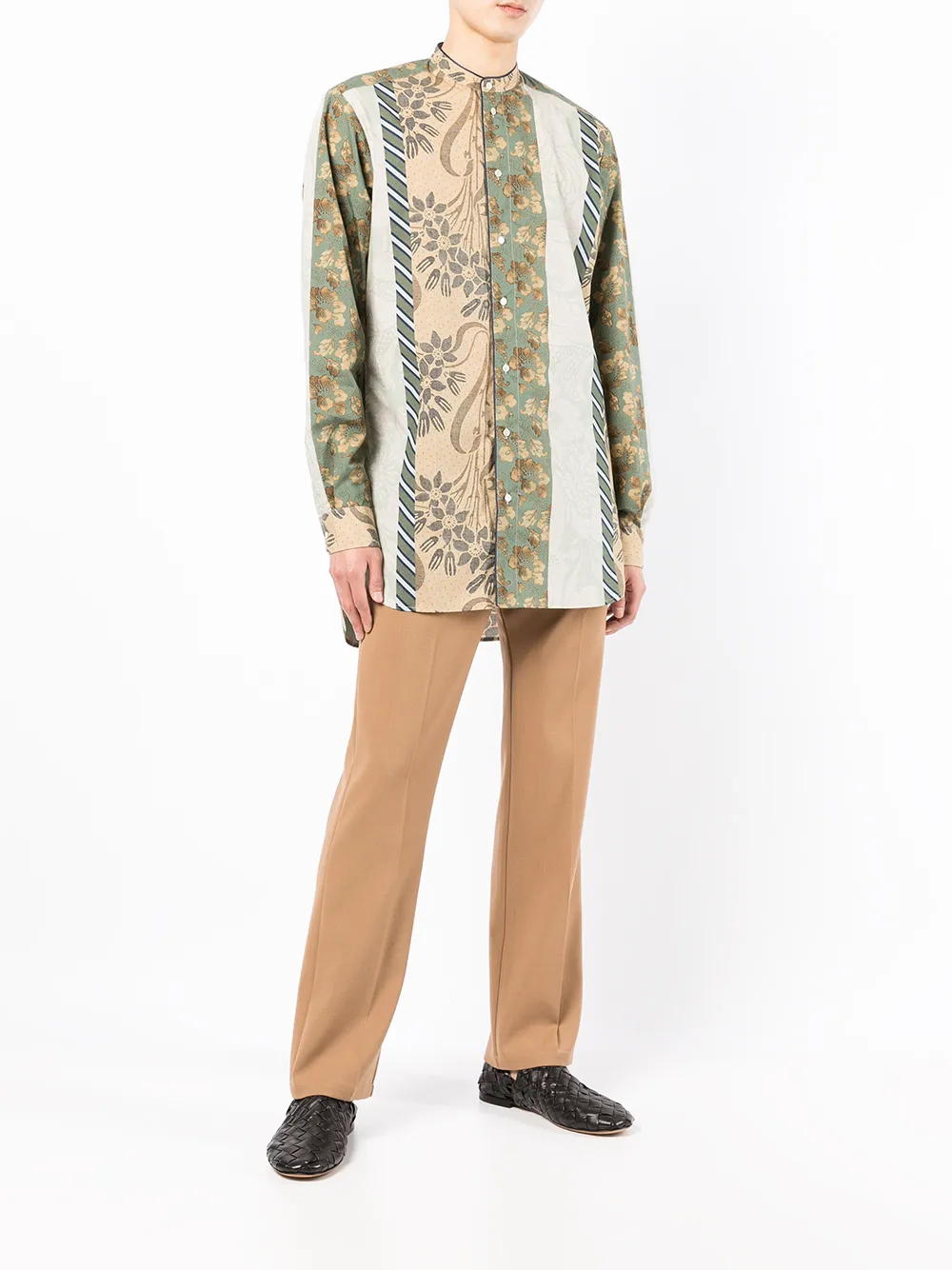 Pierre-Louis Mascia Overhemd met print - Groen