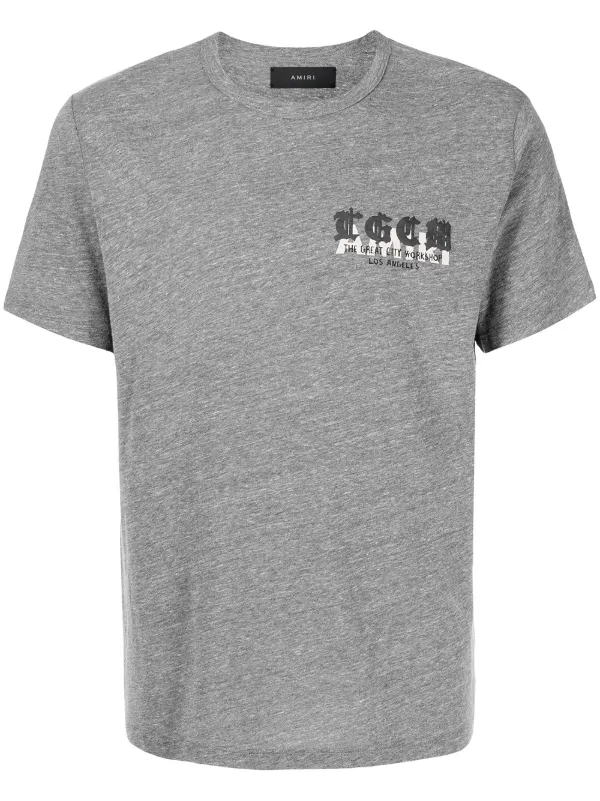 AMIRI logo-print short-sleeved T-shirt 