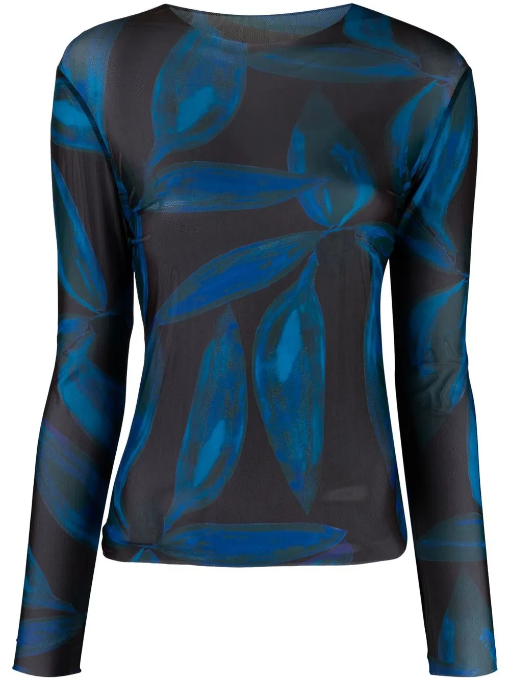 Louisa Ballou sheer-design T-shirt - Farfetch