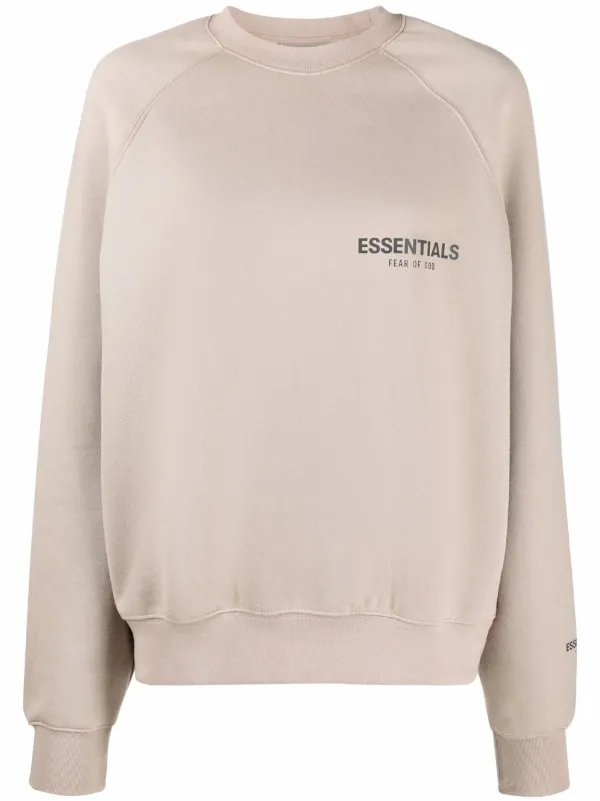 FEAR OF GOD ESSENTIALS logo-print Sweatshirt - Farfetch
